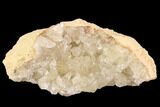 Fluorescent Calcite Geode In Sandstone - Morocco #89633-1